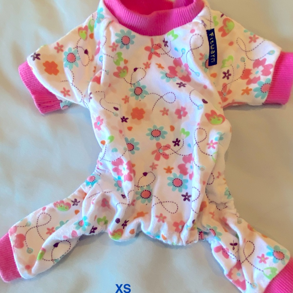 Cute Floral Dog Pajamas